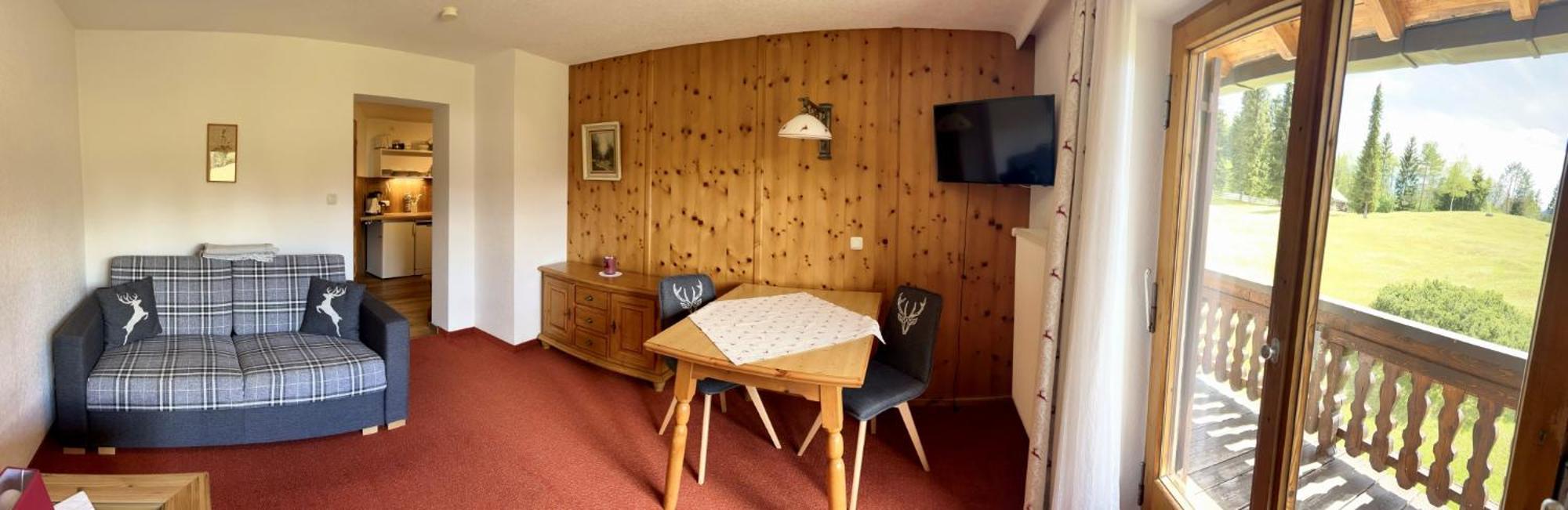 Hotel Gaestehaus Alpina Krün Pokoj fotografie